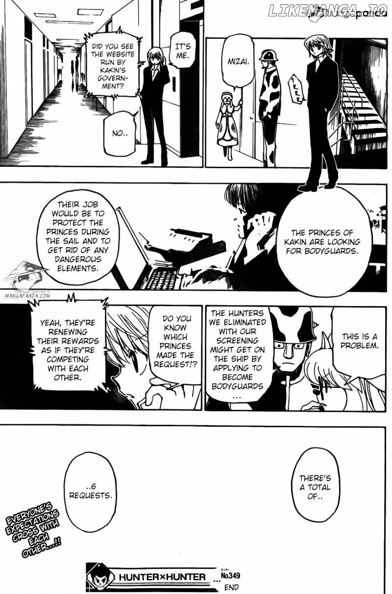 Hunter x Hunter, Chapter 349 image 18